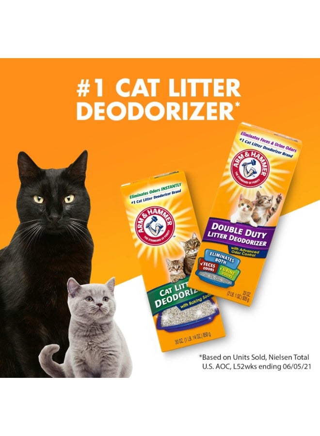Arm & Hammer Cat Litter Deodorizer 567g With Baking Soda Odor Eliminator Powder for Cat Litter Box Freshness Strong Pet Smell Control Multi Cat Homes Long Lasting Fresh Clean Litter Box - Image 3